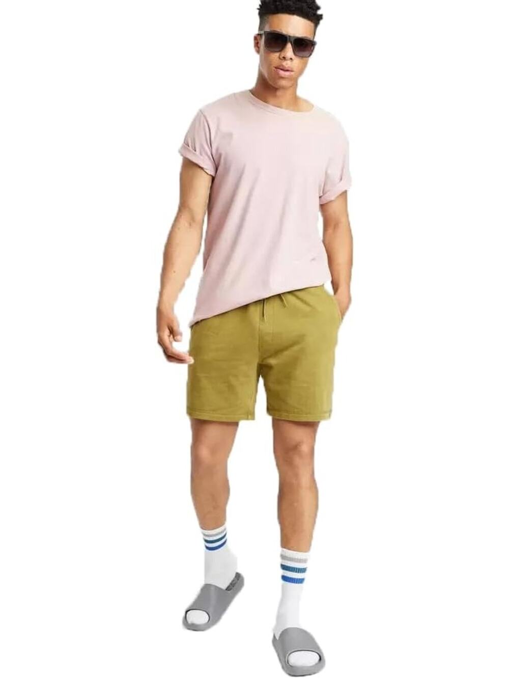 Original Use Men's 6" Woven Shorts Kalamata Green Size S NWT